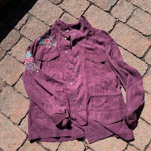 Embroidered Lightweight Jacket